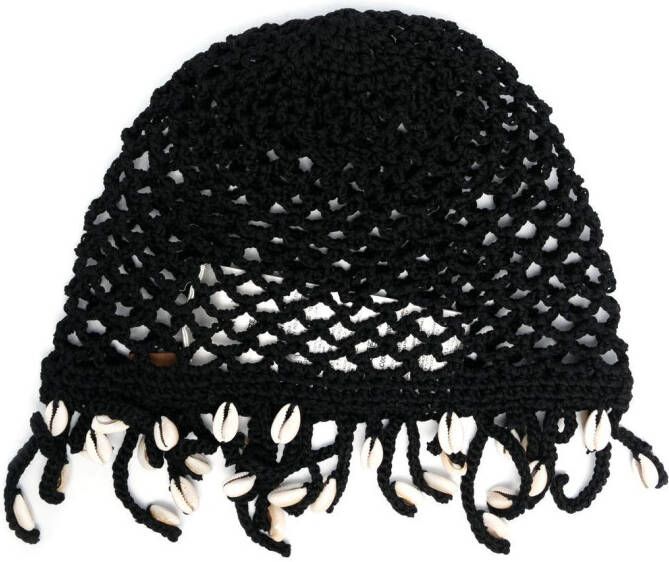 Alanui Gebreide hoed Zwart