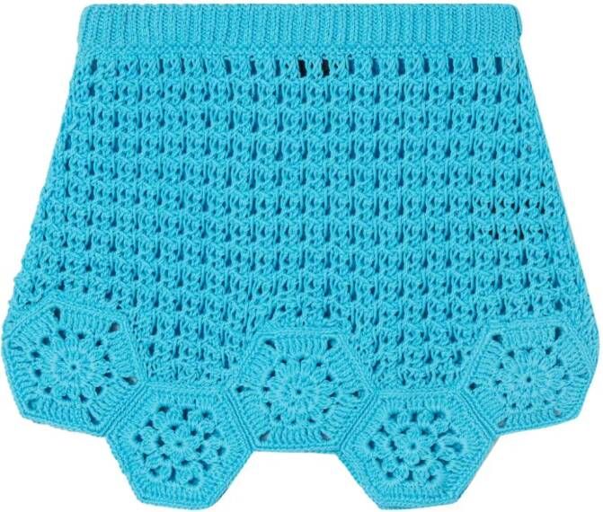 Alanui Crocheted skirt Blauw Dames