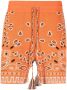 Alanui Shorts met bandanaprint Oranje - Thumbnail 1