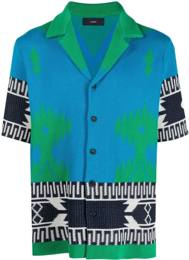 Alanui Sweater met patroon Blauw