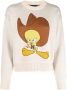 Alanui Trui met jacquard Beige - Thumbnail 1