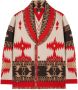 Alanui Vest met jacquard Rood - Thumbnail 1