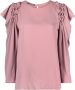 Alberta Ferretti Blouse met ruches Roze - Thumbnail 1