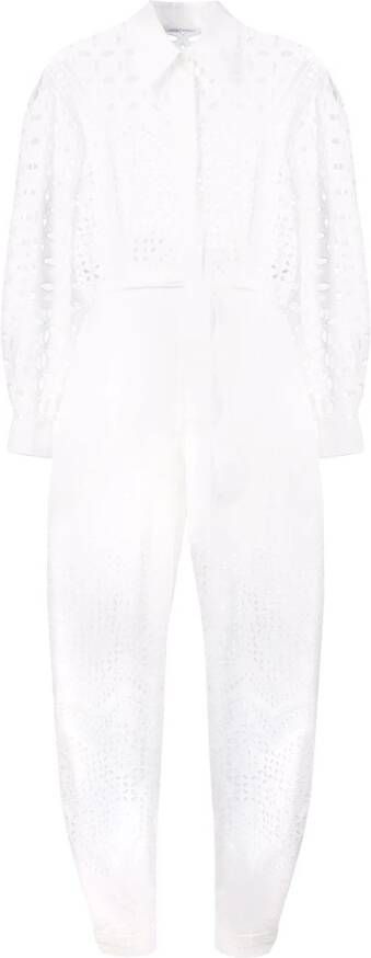 Alberta Ferretti Body met ceintuur Wit
