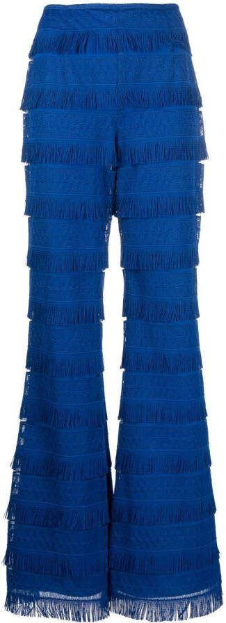 Alberta Ferretti Bootcut broek Blauw