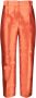 Alberta Ferretti Satijnen straight broek Oranje - Thumbnail 1