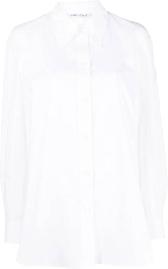 Alberta Ferretti Button-up blouse Wit