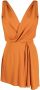 Alberta Ferretti Gedrapeerde jurk Oranje - Thumbnail 1