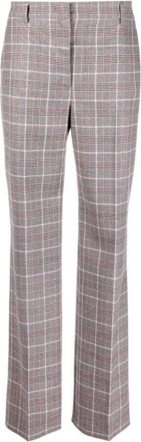 Alberta Ferretti Geruite broek Grijs