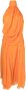 Alberta Ferretti Gedrapeerde halterjurk Oranje - Thumbnail 1