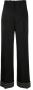 Alberta Ferretti High waist broek Zwart - Thumbnail 1