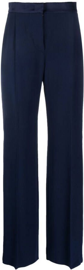 Alberta Ferretti High waist pantalon Blauw