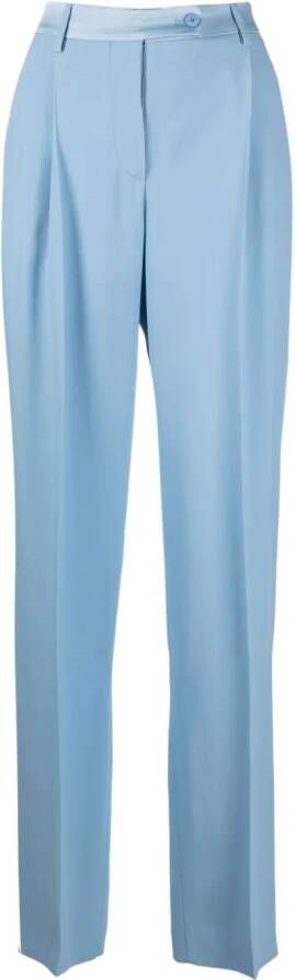 Alberta Ferretti High waist pantalon Blauw