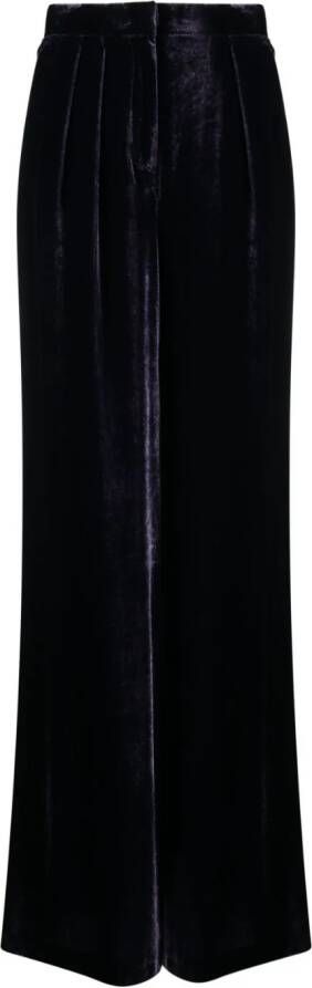 Alberta Ferretti Fluwelen maxi-rok Paars