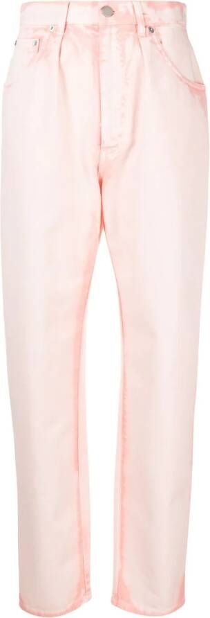 Alberta Ferretti Jeans met toelopende pijpen Roze