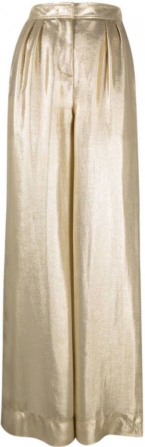 Alberta Ferretti Straight broek Beige
