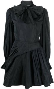Alberta Ferretti Mini-jurk met strik Zwart
