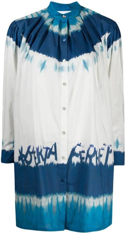 Alberta Ferretti Oversized blouse Wit