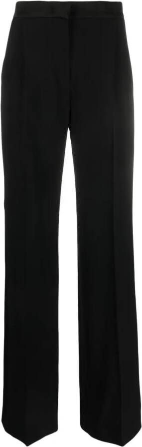 Alberta Ferretti Pantalon met wijde pijpen Zwart