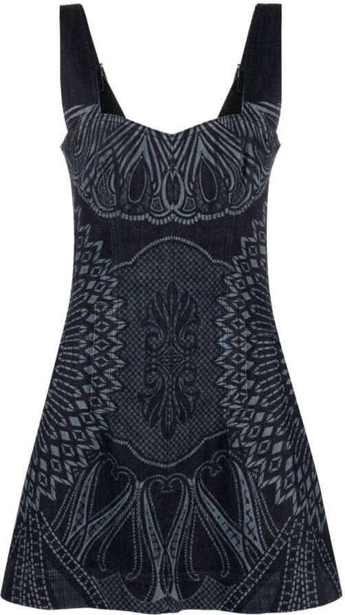 Alberta Ferretti Denim jurk Blauw