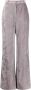 Alberta Ferretti Ribfluwelen broek Grijs - Thumbnail 1