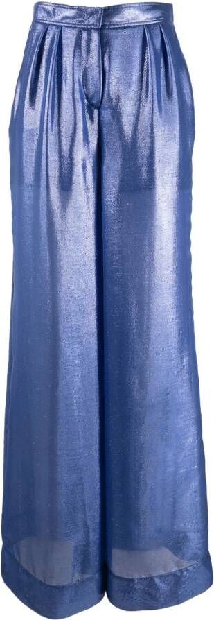 Alberta Ferretti Straight broek Blauw