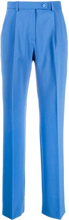 Alberta Ferretti Straight pantalon Blauw