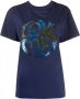 Alberta Ferretti T-shirt met pailletten Blauw - Thumbnail 1