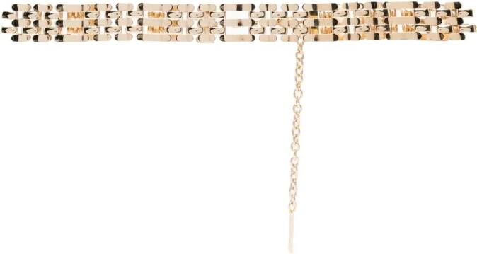 Alberta Ferretti Verstelbare riem Goud