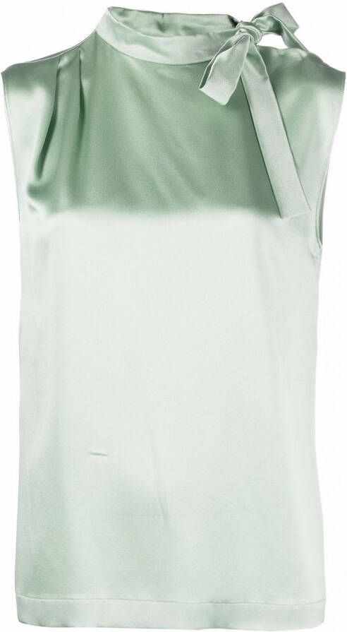 Alberta Ferretti Zijden blouse Groen