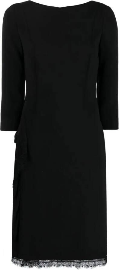 Alberta Ferretti Zijden jurk Zwart