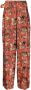 Alberto Biani Broek met dierenprint Rood - Thumbnail 1