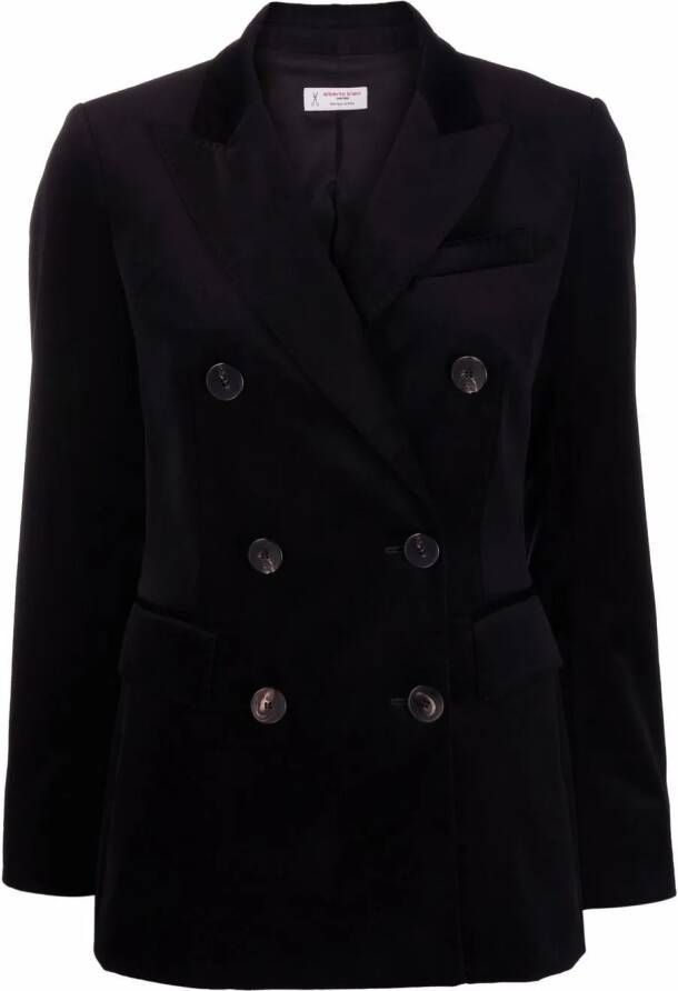 Alberto Biani Blazer met dubbele rij knopen Zwart