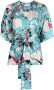 Alberto Biani Blouse met bloemenprint Blauw - Thumbnail 1