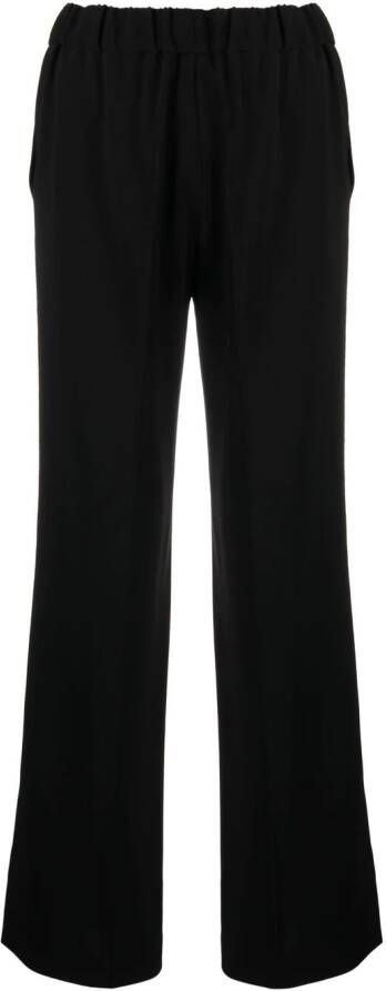 Alberto Biani Flared broek Zwart