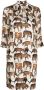 Alberto Biani Jurk met dierenprint Wit - Thumbnail 1