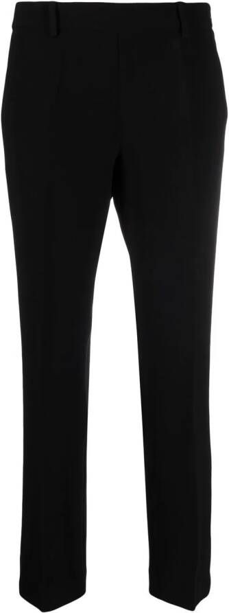 Alberto Biani Slim fit broek dames acetaat Spandex Elastane Triacetate Polyester 42 Zwart