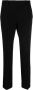 Alberto Biani Slim fit broek dames acetaat Spandex Elastane Triacetate Polyester 42 Zwart - Thumbnail 1