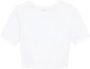 A.L.C. Cropped T-shirt Wit - Thumbnail 1