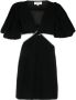 A.L.C. Mini-jurk verfraaid met kristallen Zwart - Thumbnail 1