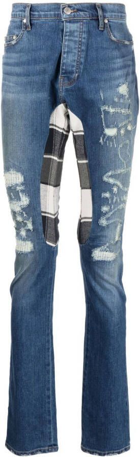 Alchemist Gerafelde jeans Blauw