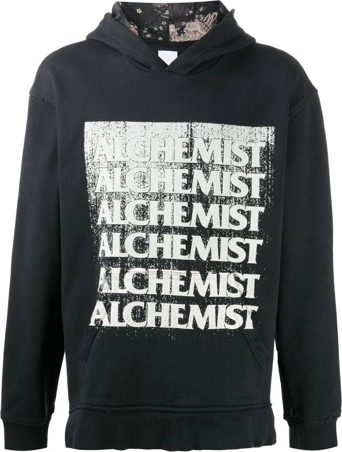 Alchemist Hoodie met logo Zwart
