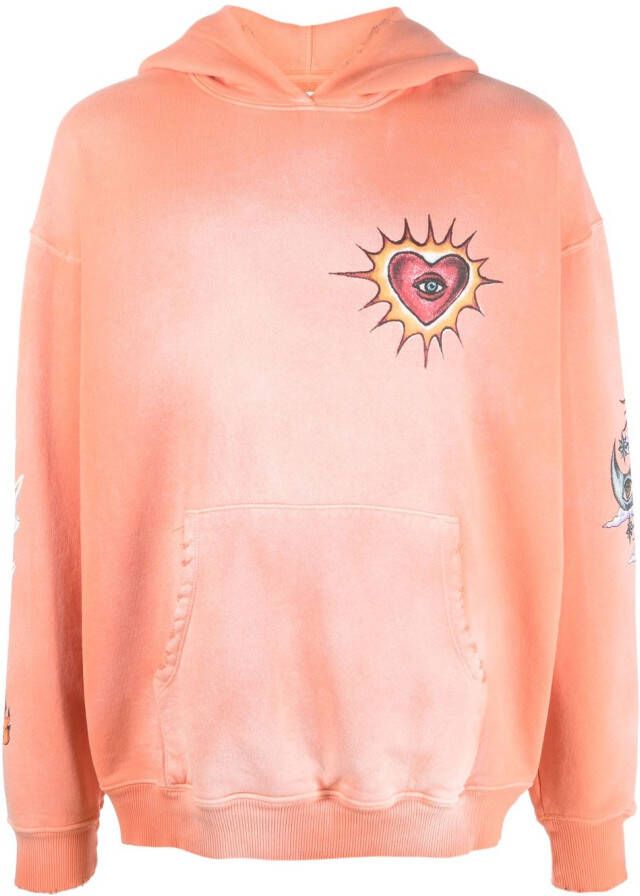 Alchemist Hoodie met print Oranje