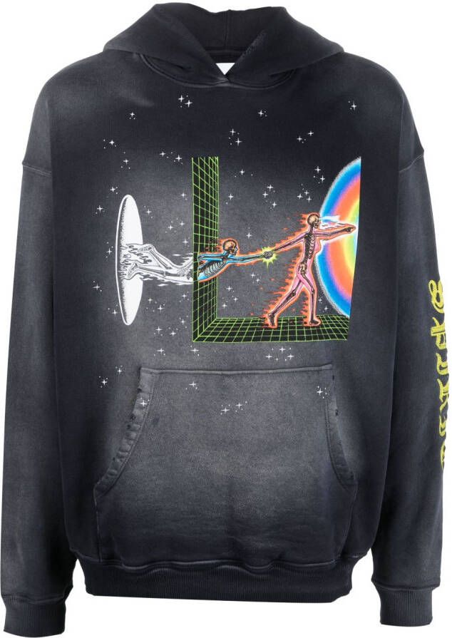 Alchemist Hoodie met print Zwart