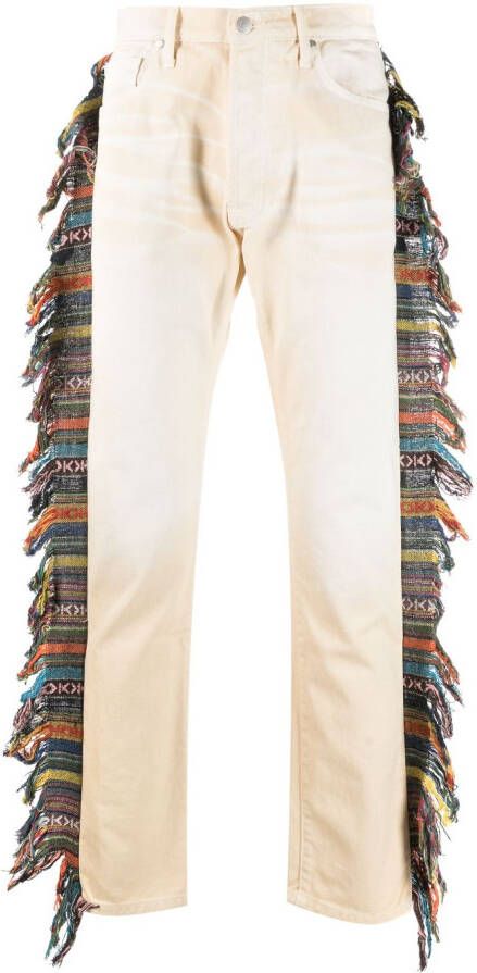 Alchemist Jeans met franje Beige