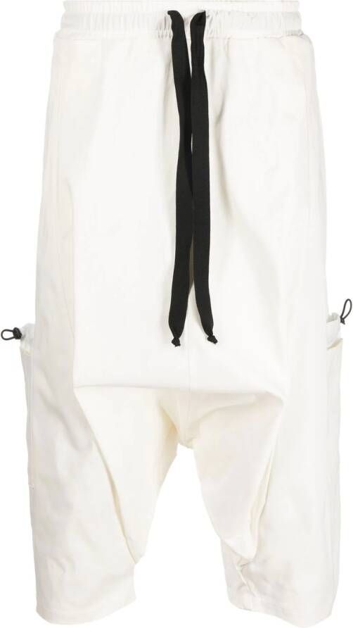 Alchemy Broek met verlaagd kruis Wit