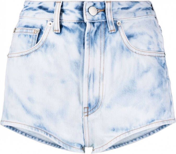 Alessandra Rich Denim shorts Blauw