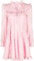 Alessandra Rich Mini-jurk met bloemenprint Roze - Thumbnail 1