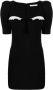 Alessandra Rich Mini-jurk met kant Zwart - Thumbnail 1