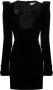 Alessandra Rich Mini-jurk met strikdetail Zwart - Thumbnail 1